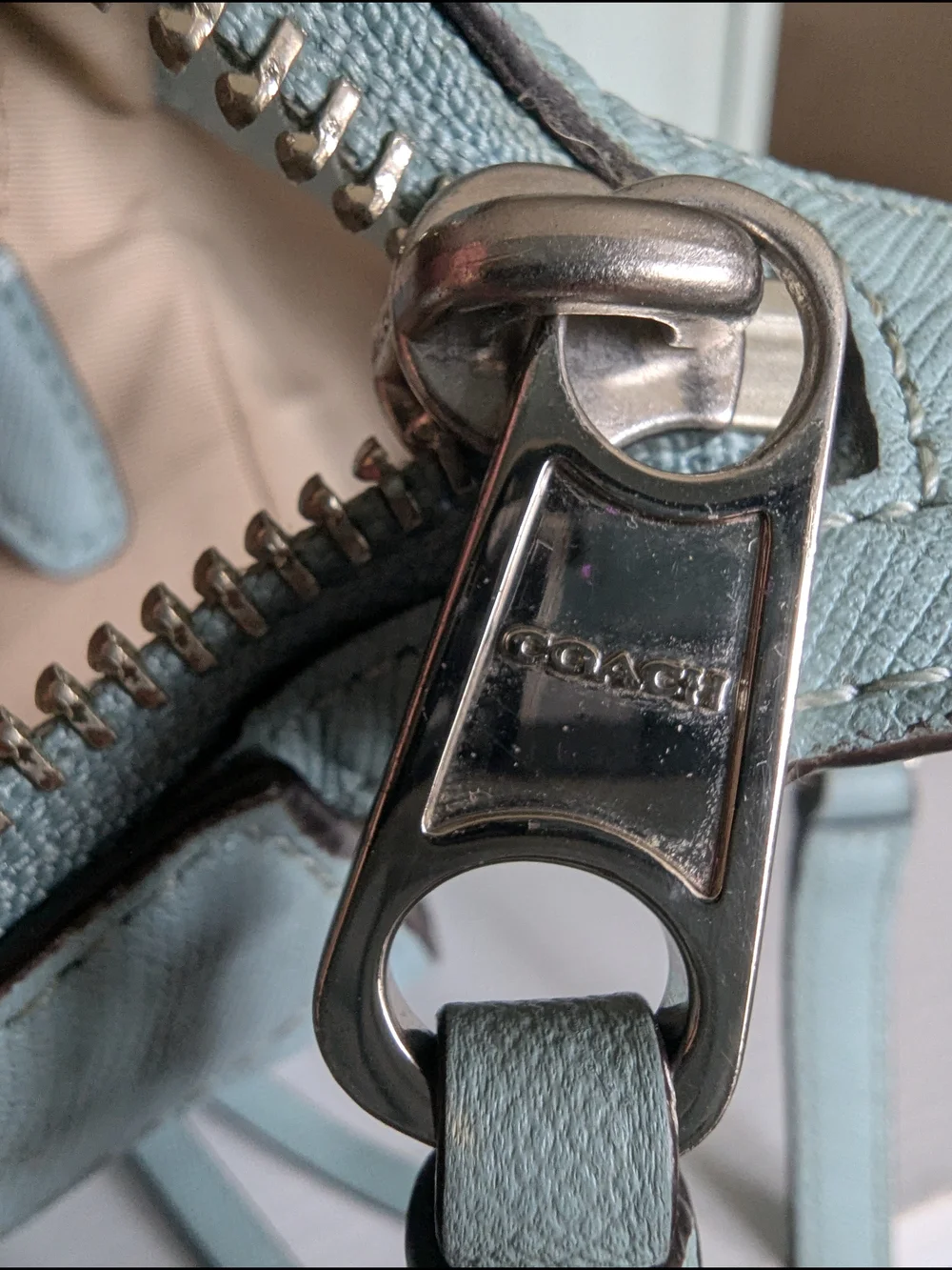 Coach Bleecker Mini Riley Carryall in Saffiano leather,